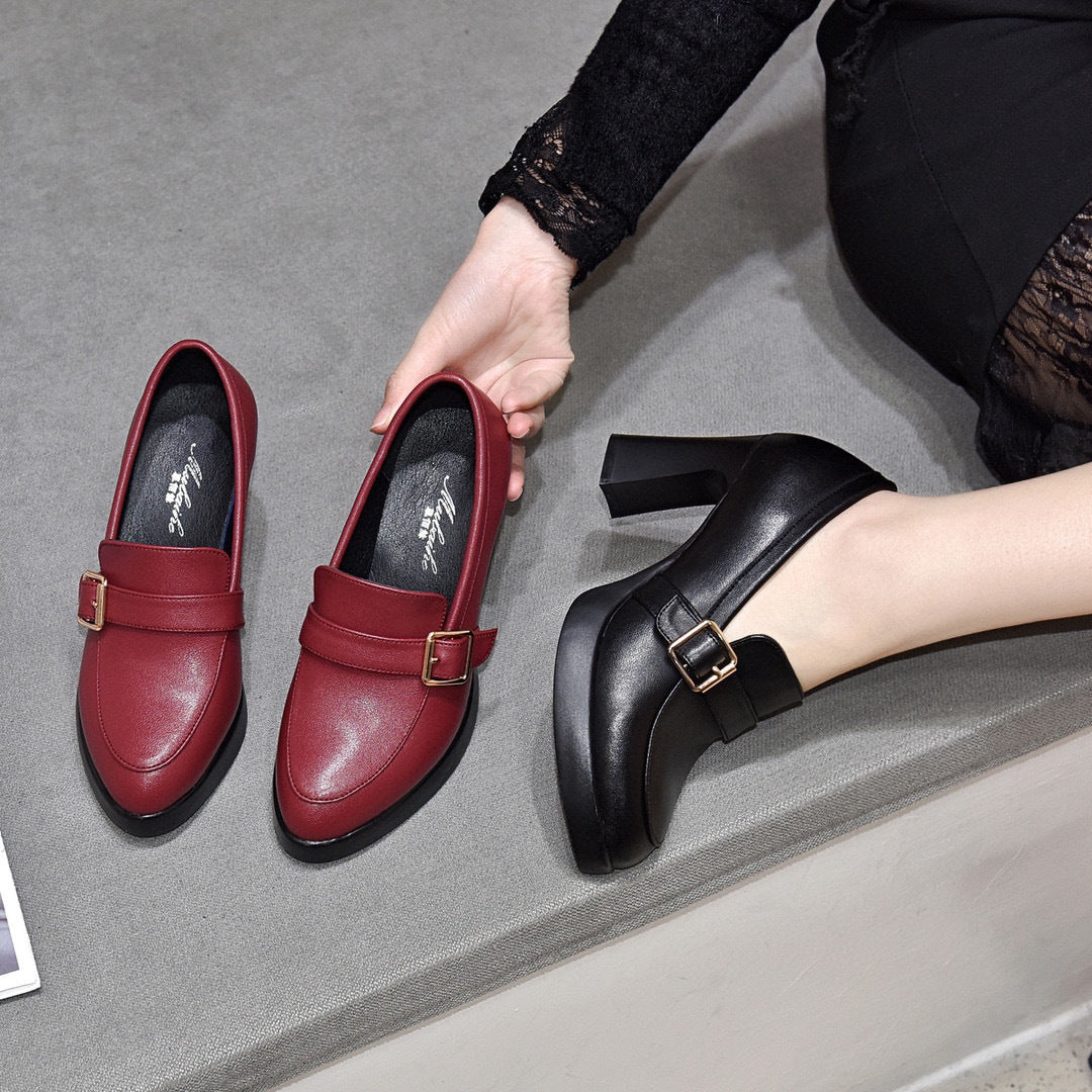 Ella | Loafers met hak
