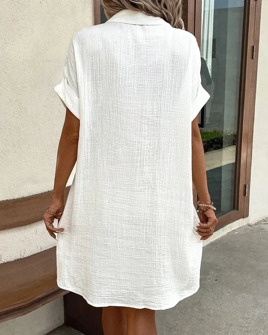 Alena™ | Oversized Polo Jurk