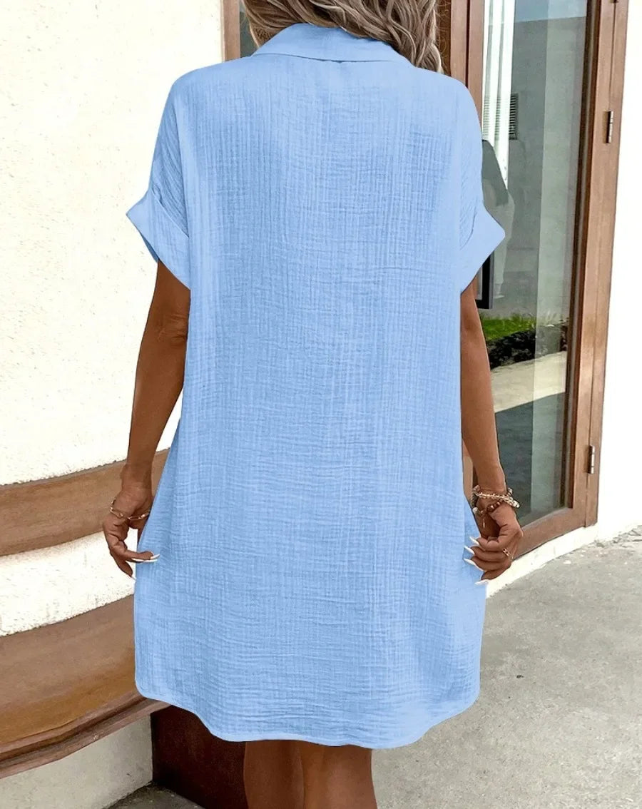 Alena™ | Oversized Polo Jurk