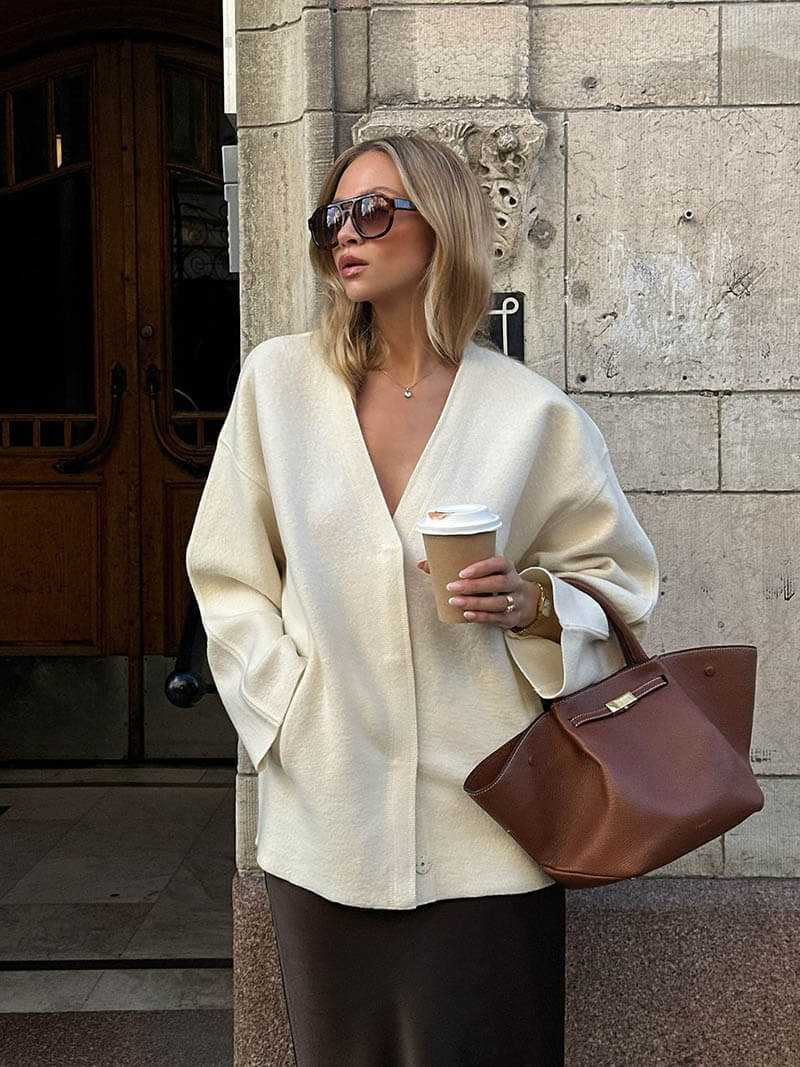 Melanie - Leren Shopper Tas