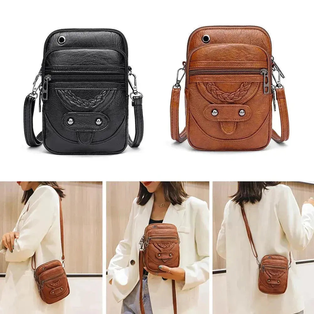 Vivian - Leren Crossbody Tas