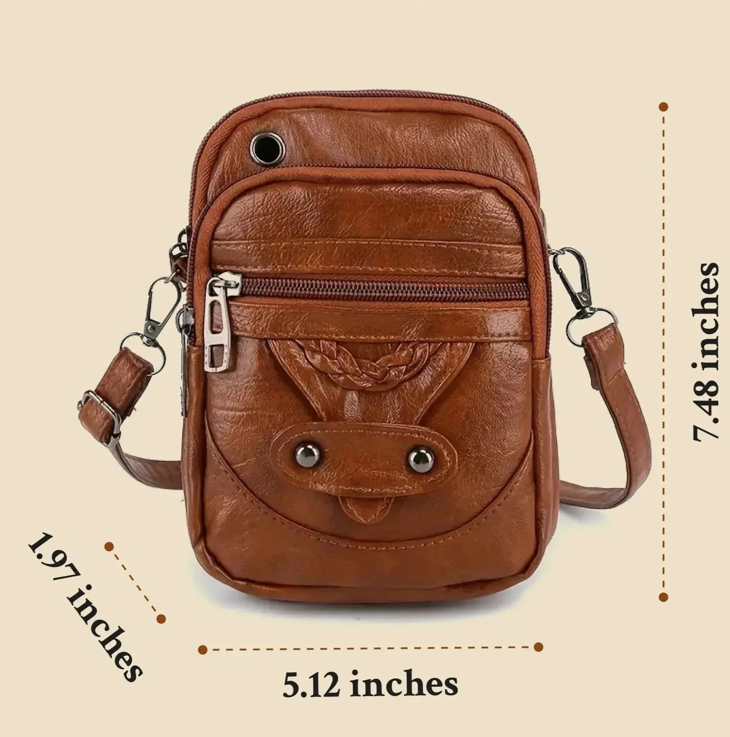 Vivian - Leren Crossbody Tas