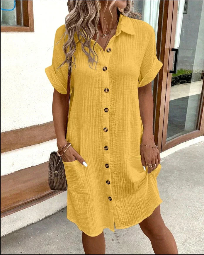 Alena™ | Oversized Polo Jurk