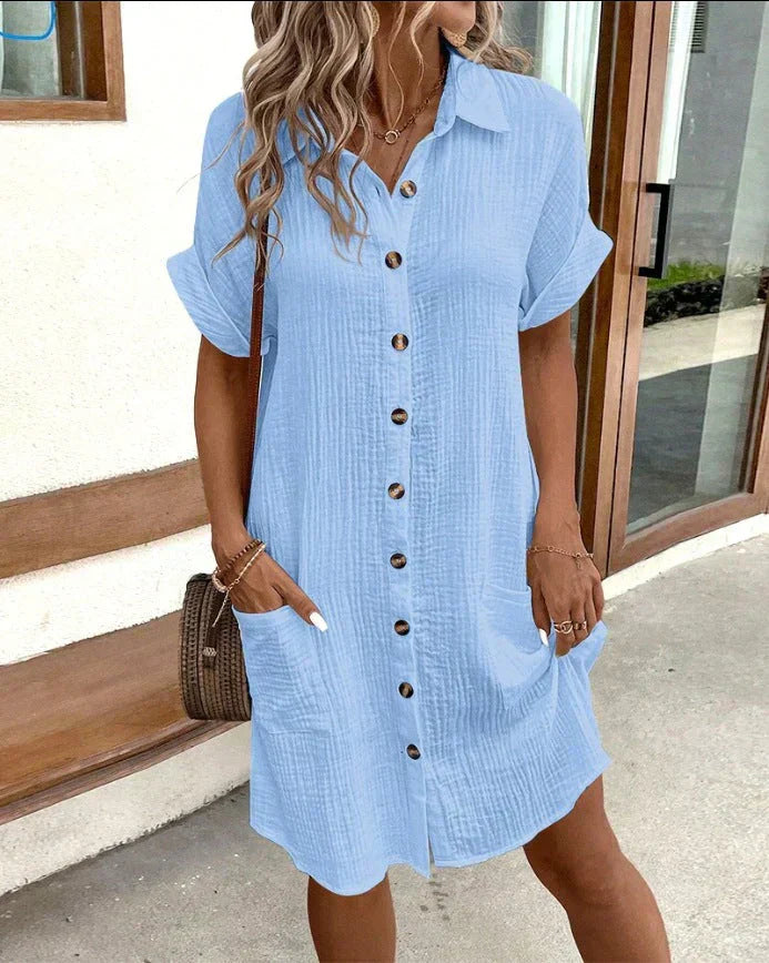 Alena™ | Oversized Polo Jurk