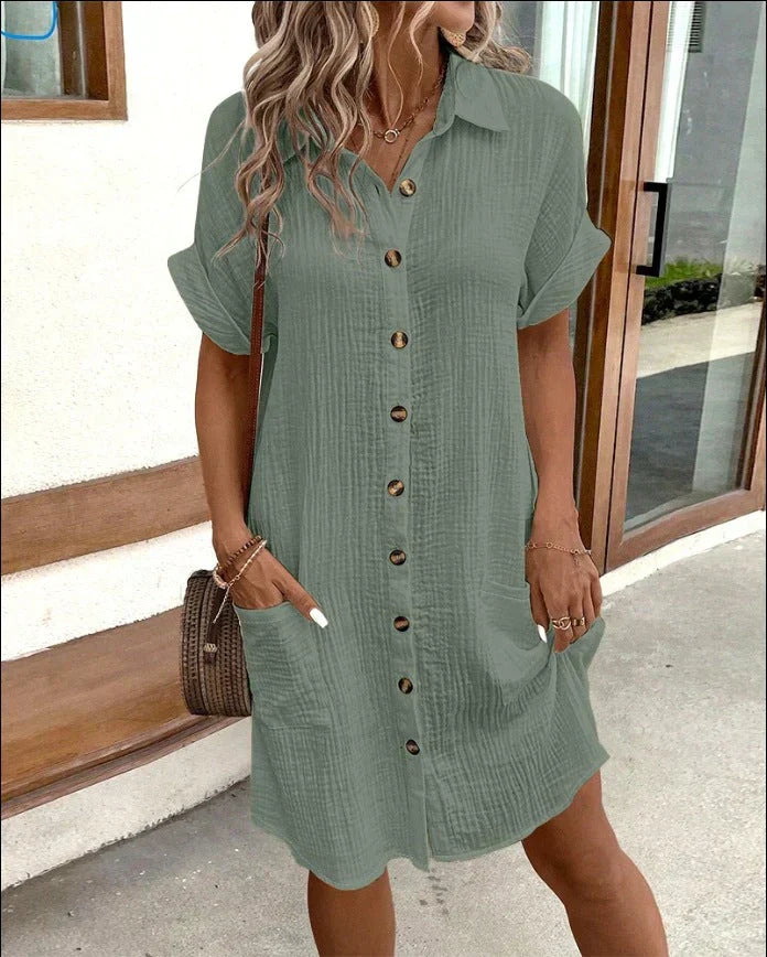 Alena™ | Oversized Polo Jurk