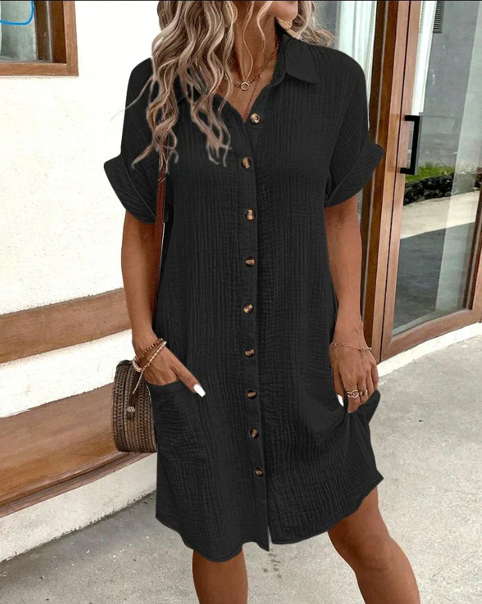 Alena™ | Oversized Polo Jurk
