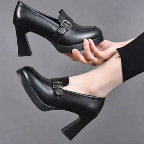 Ella | Loafers met hak