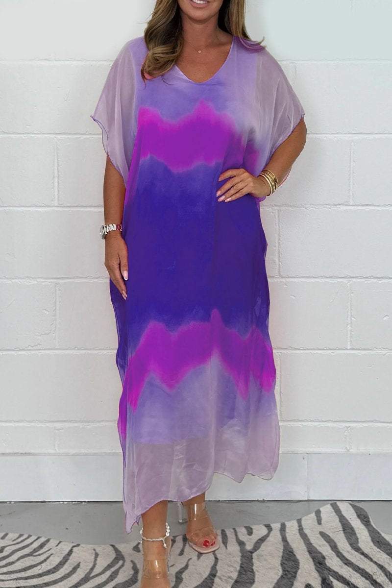 Parella™ - Maxidress van chiffon