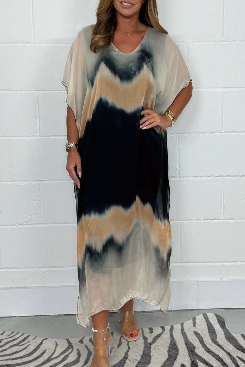 Parella™ - Maxidress van chiffon