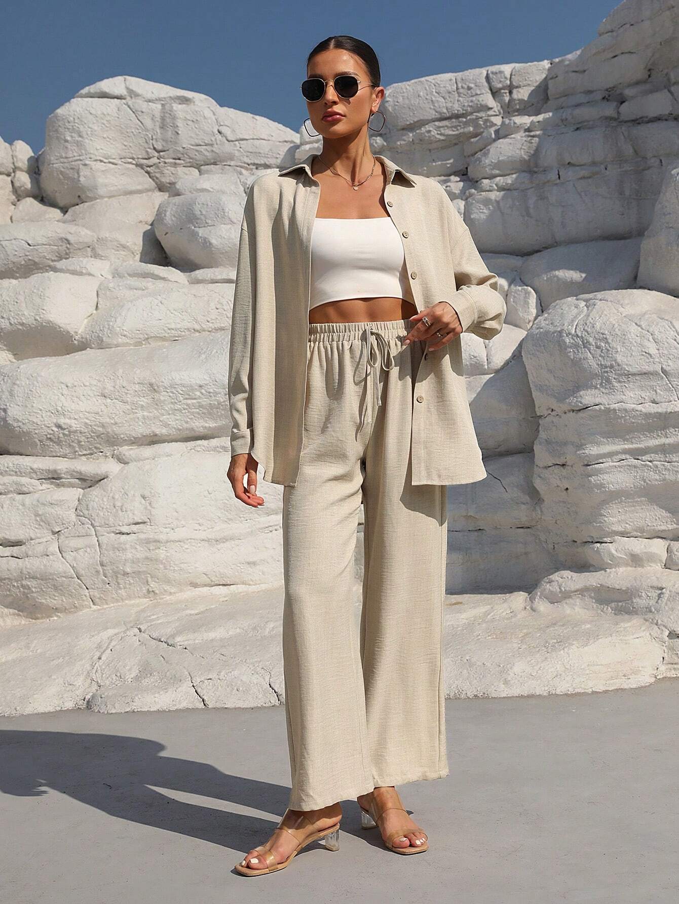 Long Sleeve Shirt And Pants Set