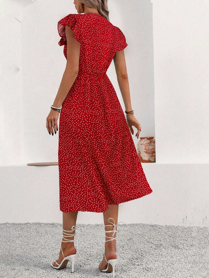 Amy V-Neck Long dress
