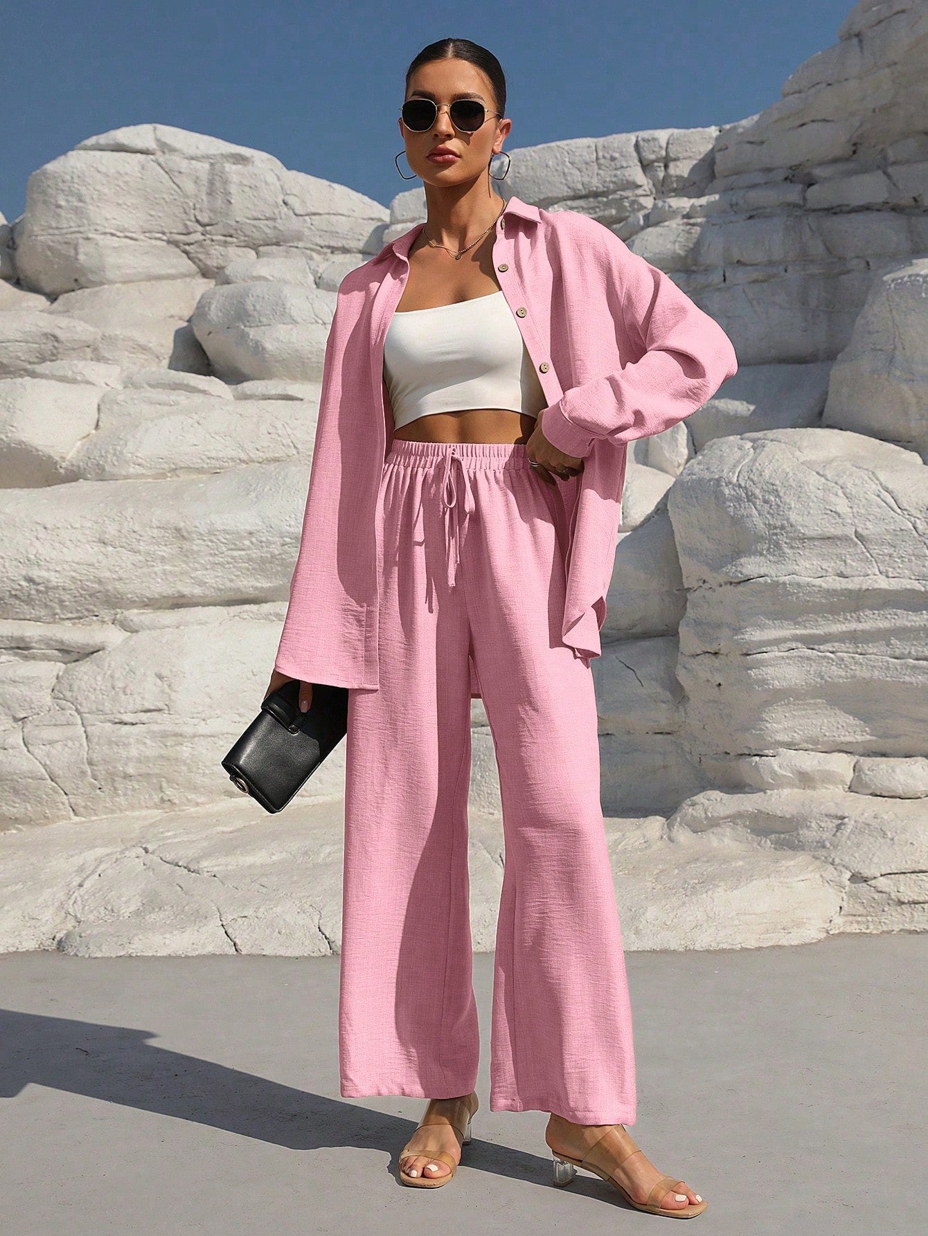 Long Sleeve Shirt And Pants Set