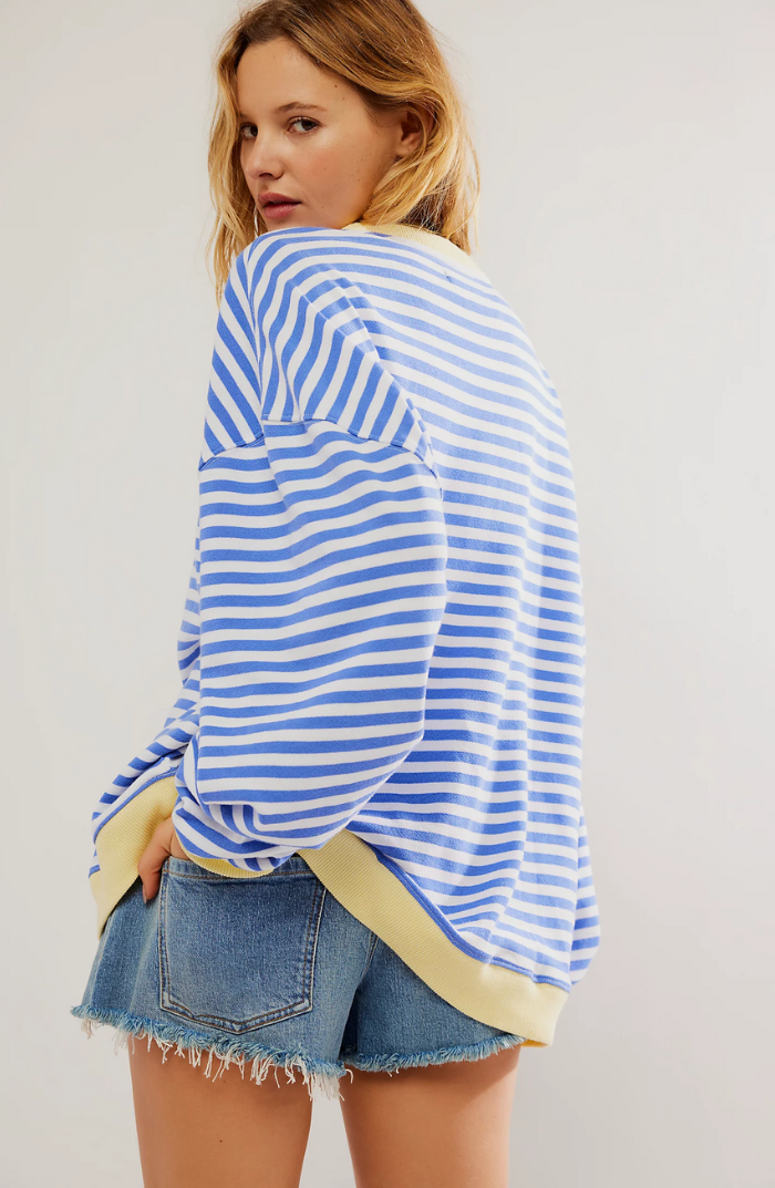 Maria | Gestreepte Oversized Pullover