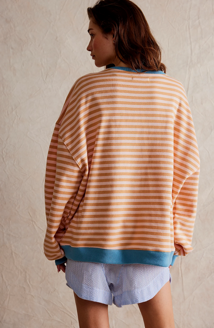 Maria | Gestreepte Oversized Pullover