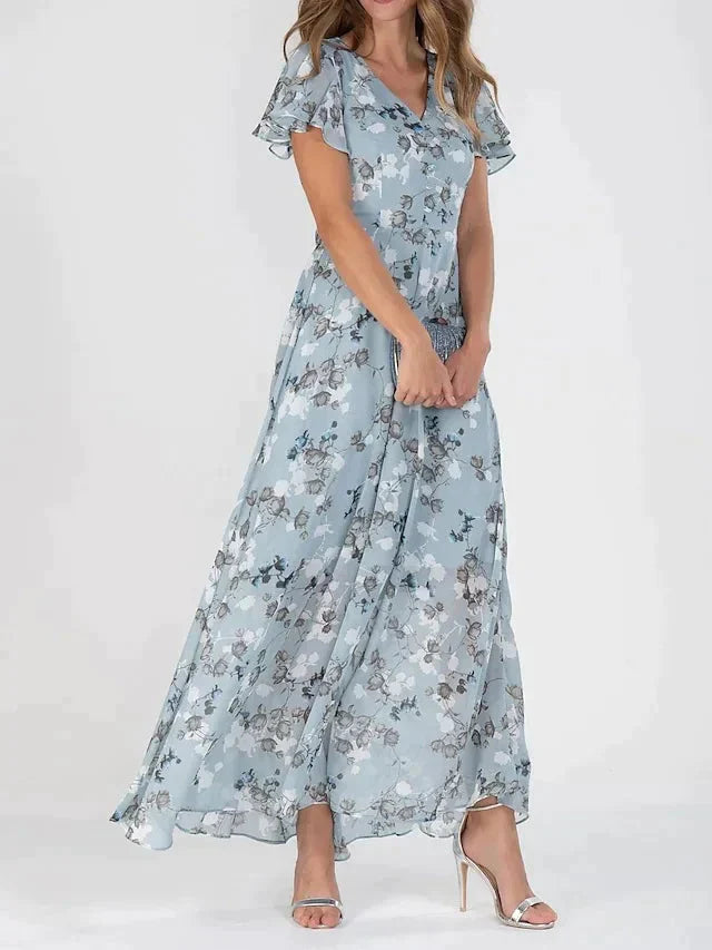 The Ariana | Elegante Kleurrijke Maxi Dress