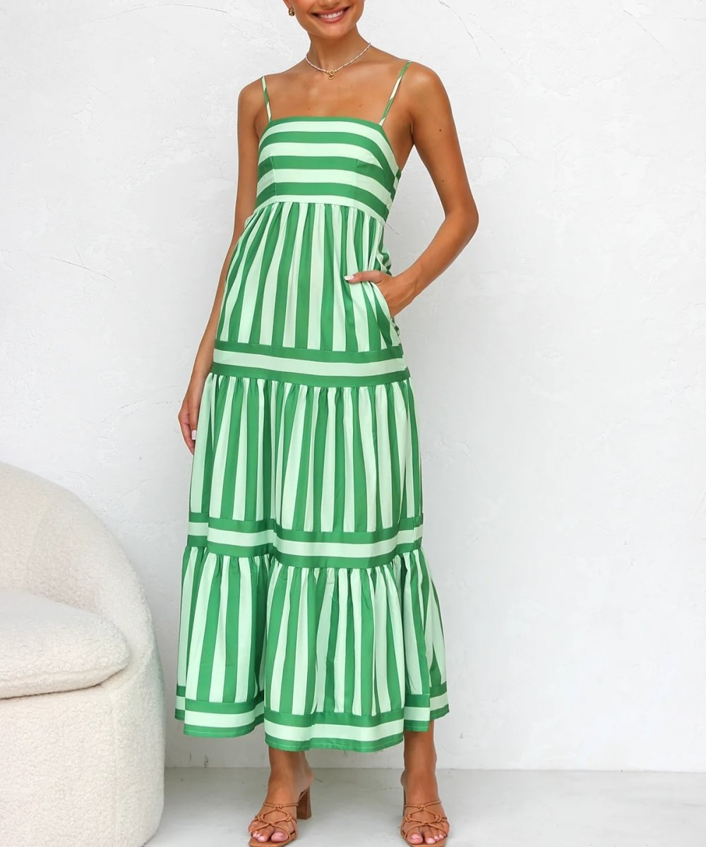 Juliet™ | Gestreepte Maxi Jurk