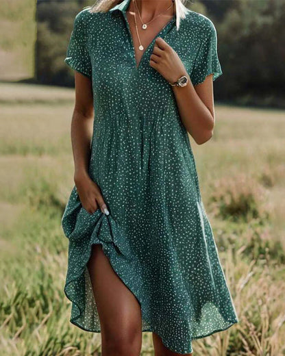 Miranda - V-neck short dress