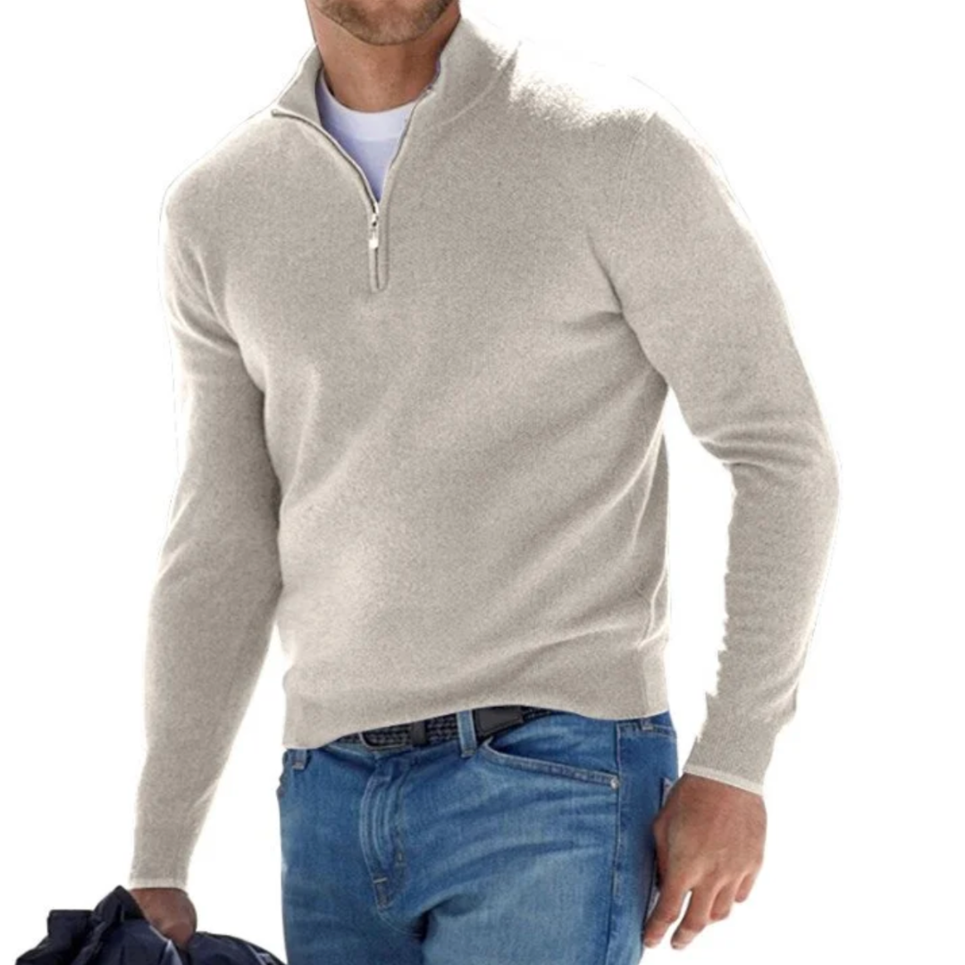 THE ROGAN HALFZIP SWEATER