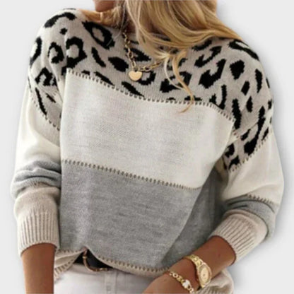 Sophie | Pull léopard décontracté
