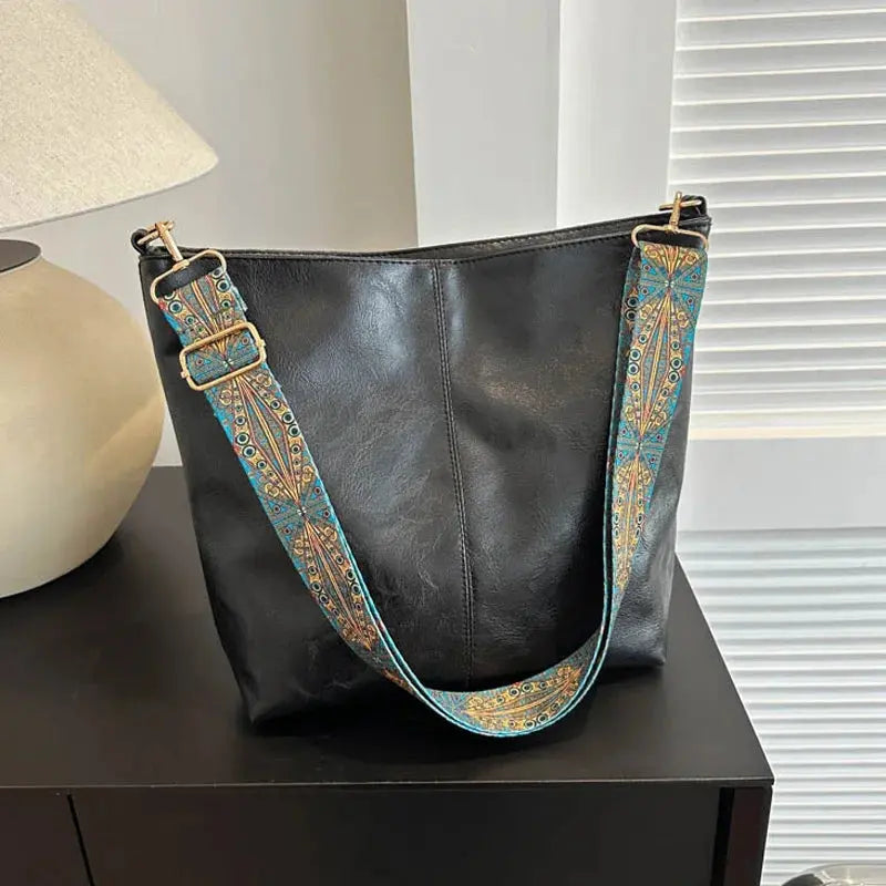 Esther - Vintage Leren Schoudertas