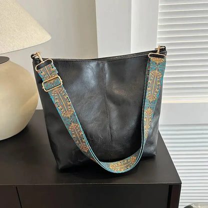 Esther - Vintage Leren Schoudertas