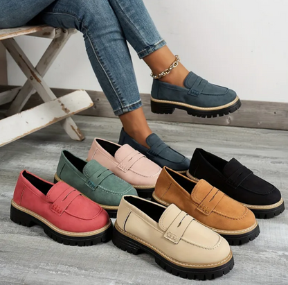 NADIA™ | Mocassins Intemporels en Daim