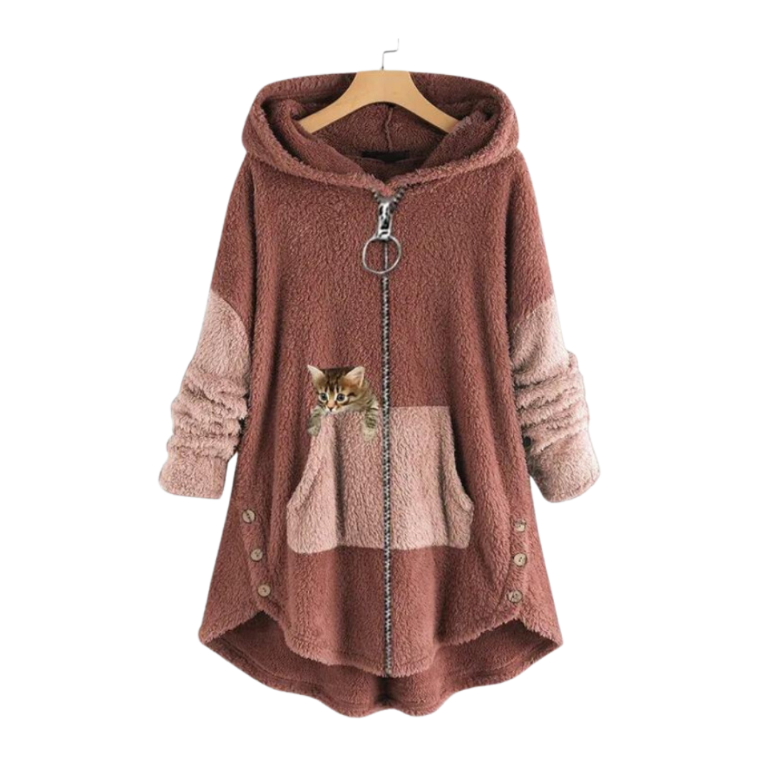 Cecilia | Ultra zachte en warme teddy hoodie