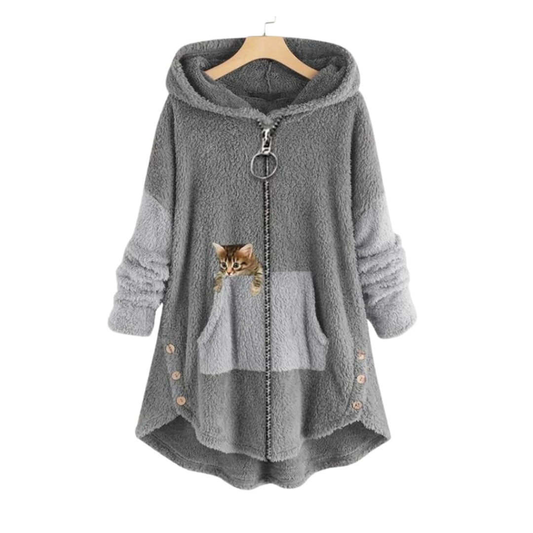 Cecilia | Ultra zachte en warme teddy hoodie