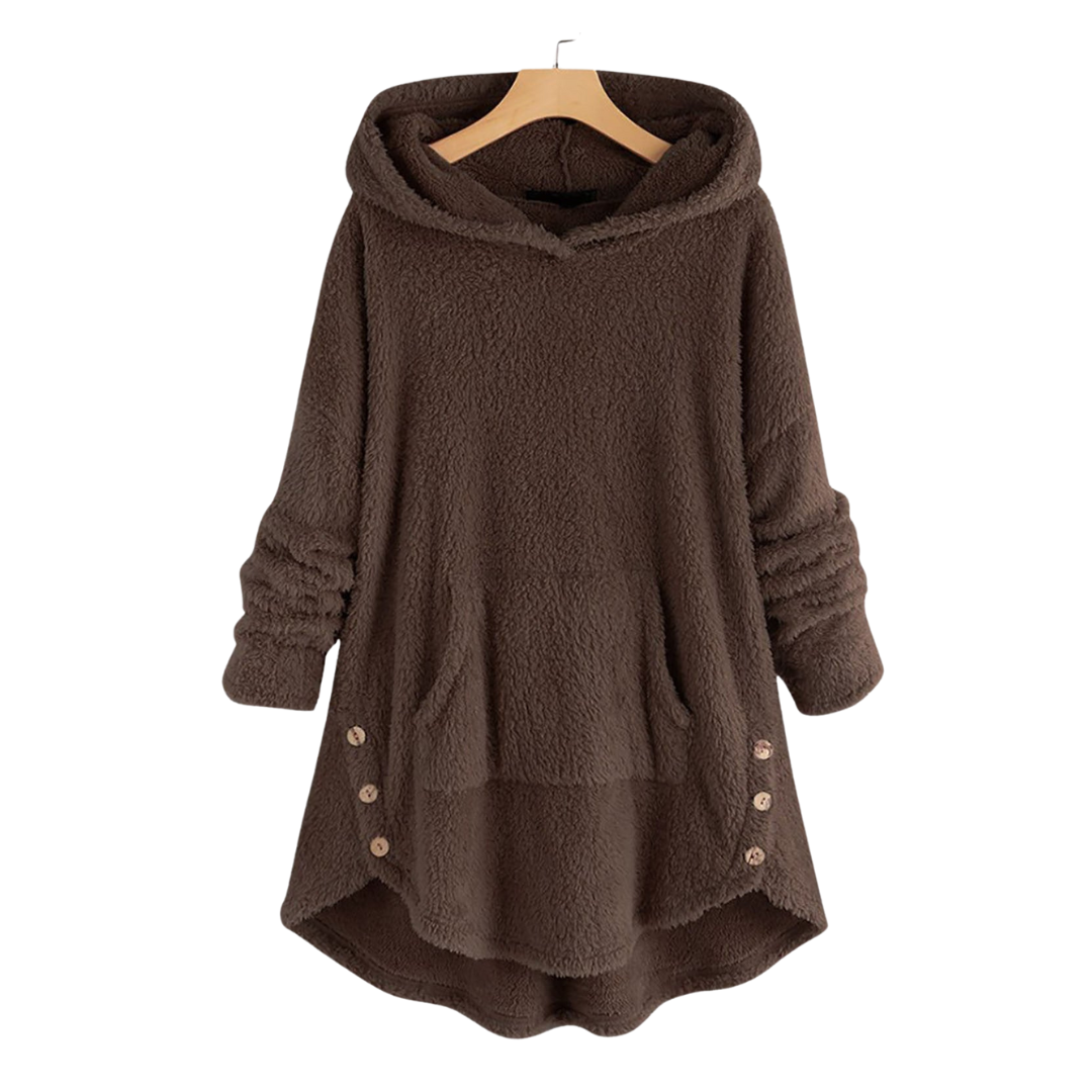 Cecilia | Ultra zachte en warme teddy hoodie