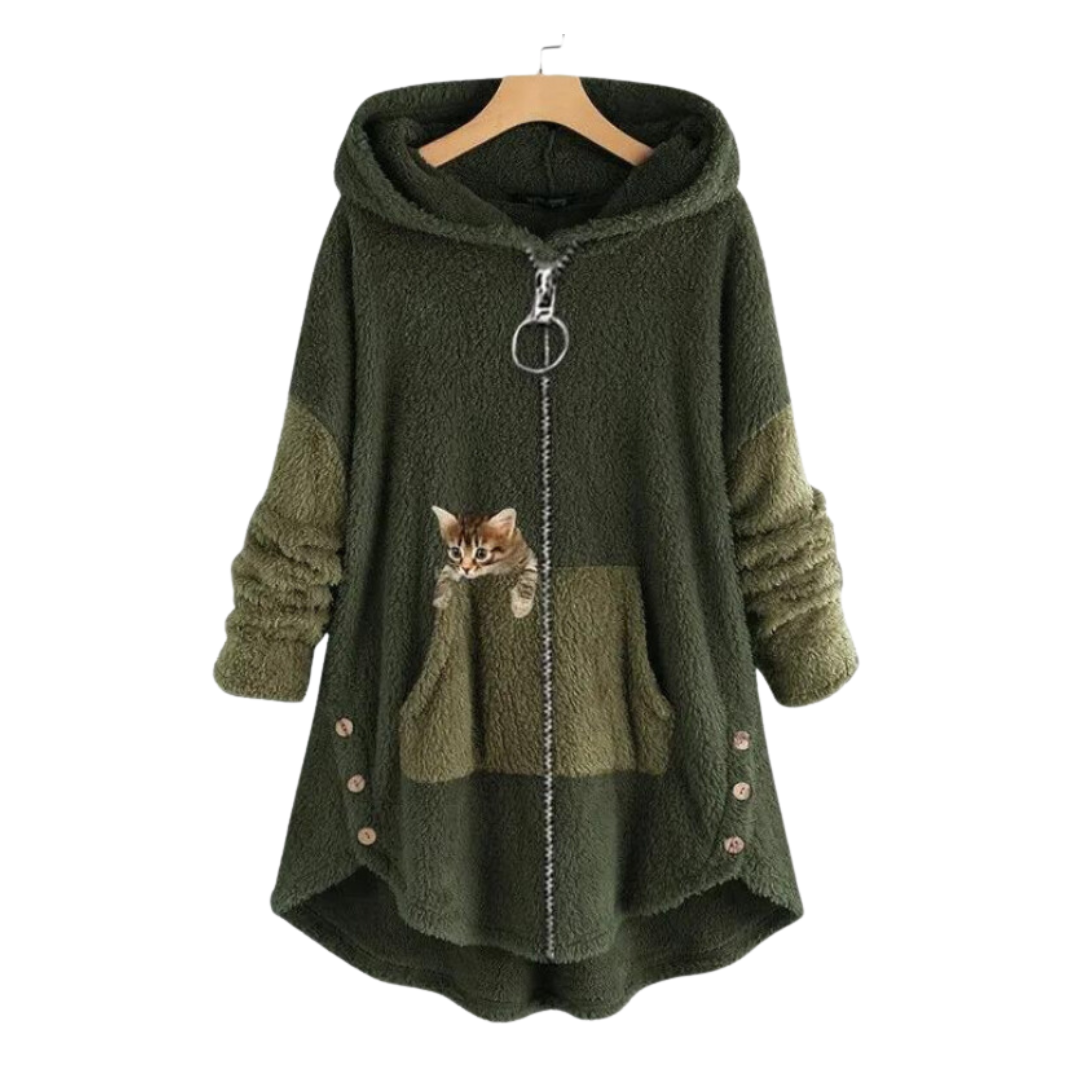 Cecilia | Ultra zachte en warme teddy hoodie