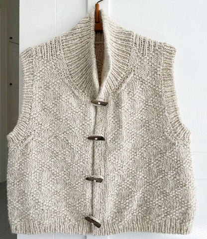 Ingrid | Warm Gebreid Mouwloos Vest