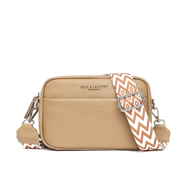 De Nova™ - Stijlvolle Leren Crossbody Tas