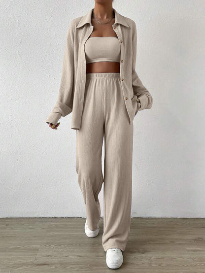 Cardigan Casual Two-Piece Set