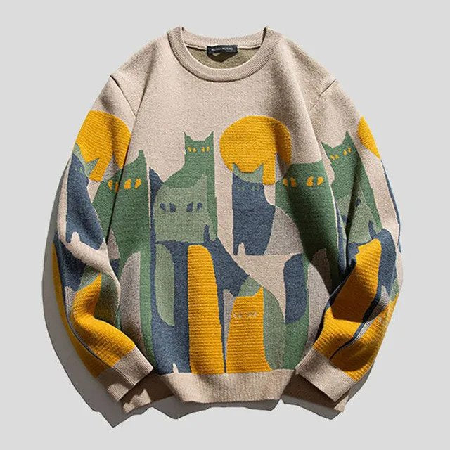 THE JAMIE UNISEX CAT SWEATER