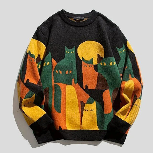 THE JAMIE UNISEX CAT SWEATER