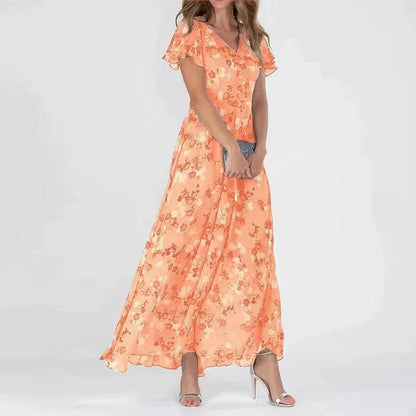 The Ariana | Elegante Kleurrijke Maxi Dress