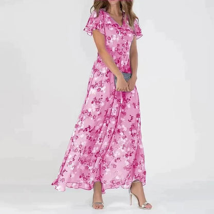 The Ariana | Elegante Kleurrijke Maxi Dress