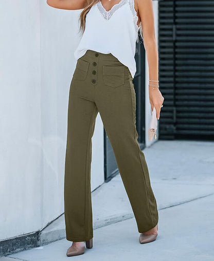 The Lucia | High Waisted Stretch Pants