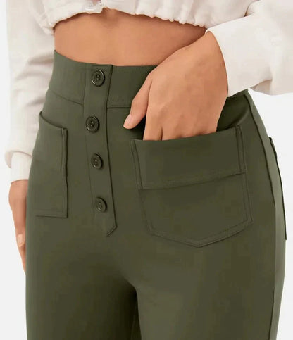 The Lucia | High Waisted Stretch Pants