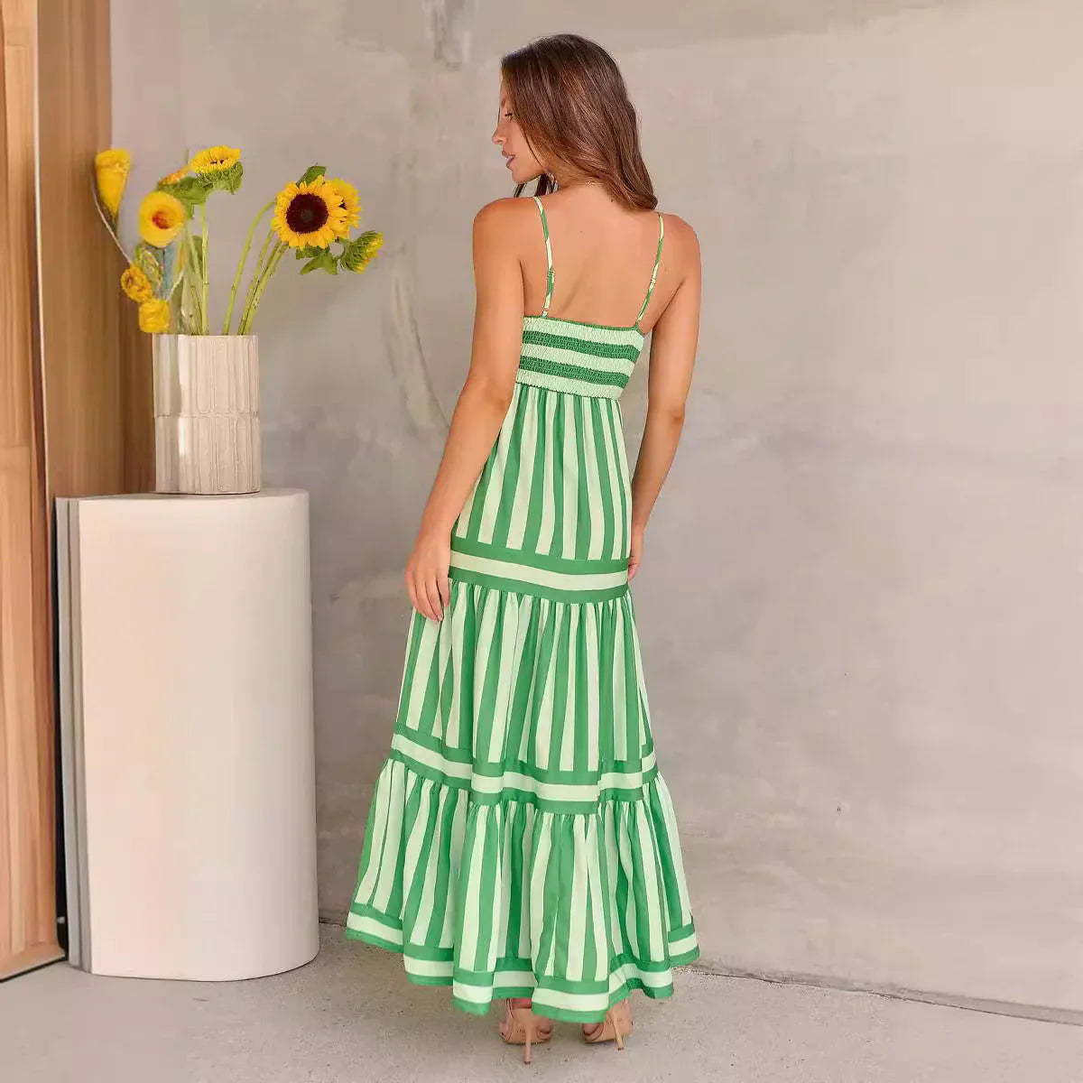 Juliet™ | Gestreepte Maxi Jurk